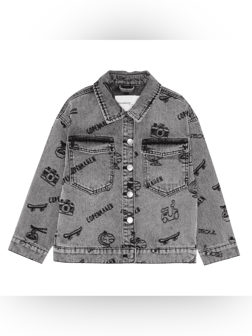 BrunoBruno lou embr denim jacket